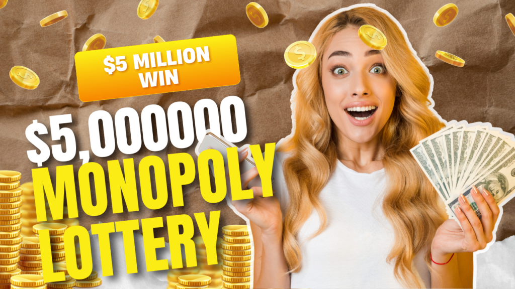 Woman celebrating $5M lottery win