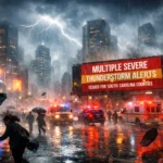 Multiple Severe Thunderstorm Alerts Issued for South Carolina Counties
