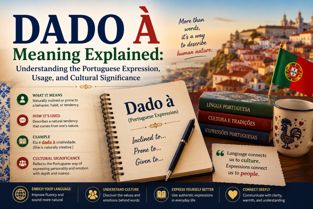 Dado À Meaning Explained: Understanding the Portuguese Expression, Usage, and Cultural Significance
