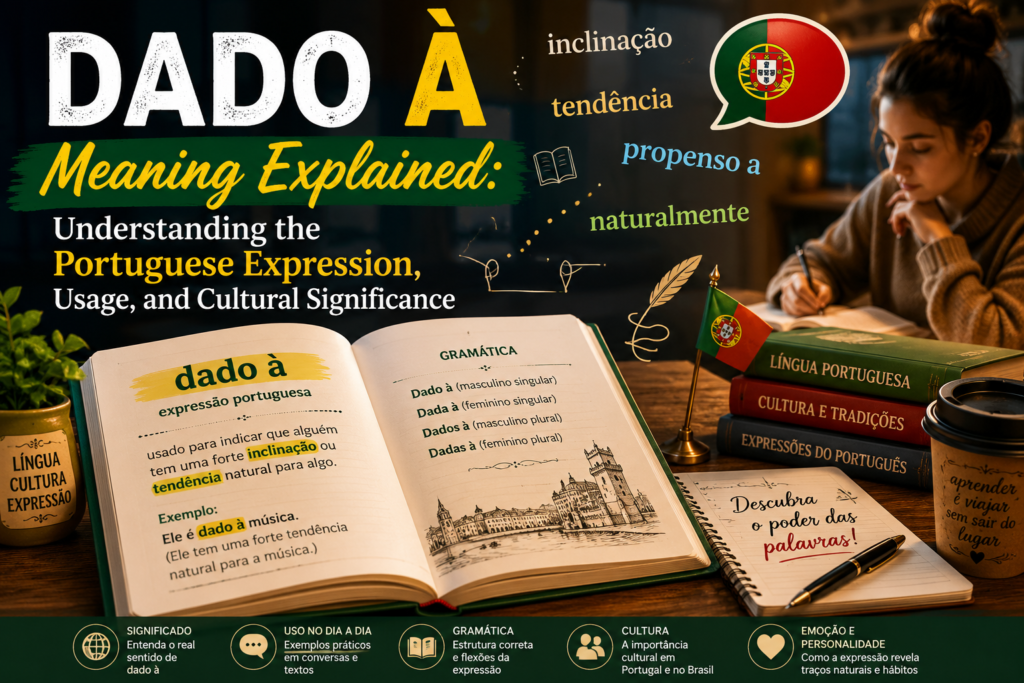 Dado À Meaning Explained: Understanding the Portuguese Expression, Usage, and Cultural Significance