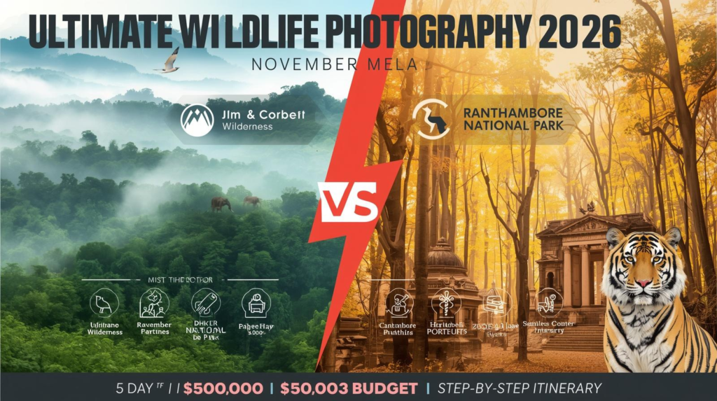 Corbett or Ranthambore for a 5-Day Budget Photography Trip?