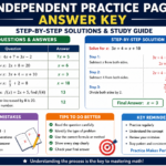 8.3 Independent Practice Page 221 Answer Key Explained with Step-by-Step Solutions