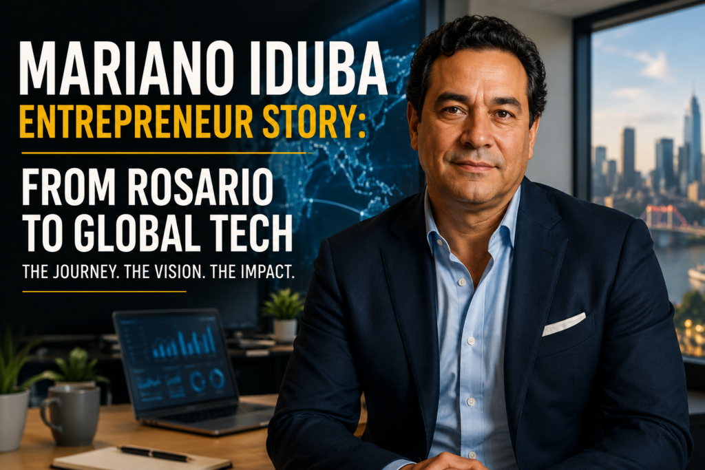 Mariano Iduba Entrepreneur Story