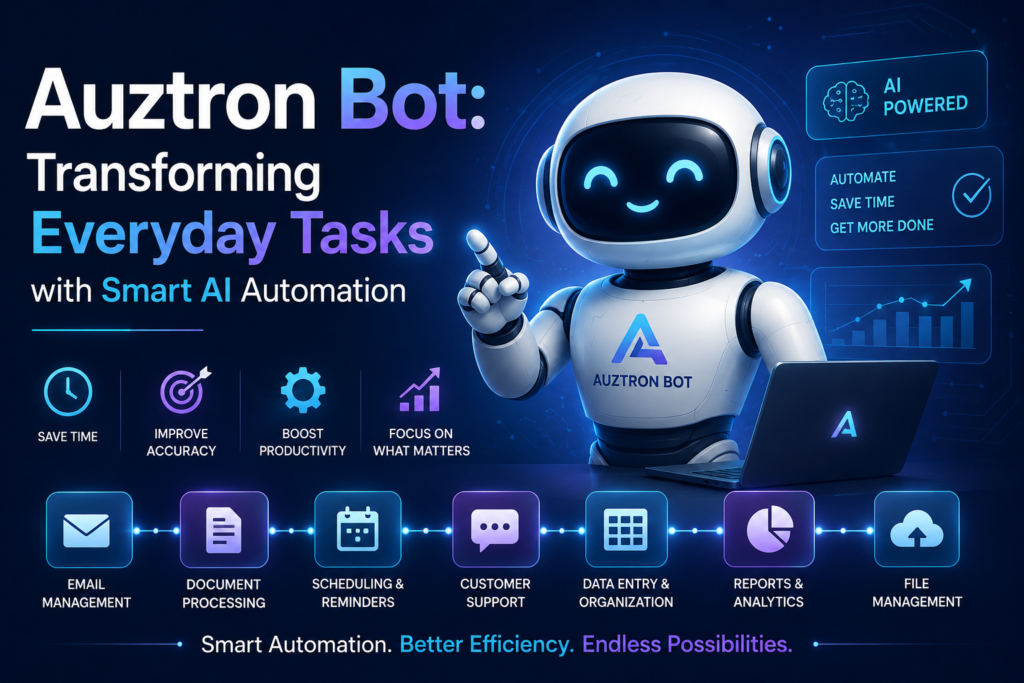Auztron Bot: Transforming Everyday Tasks with Smart AI Automation