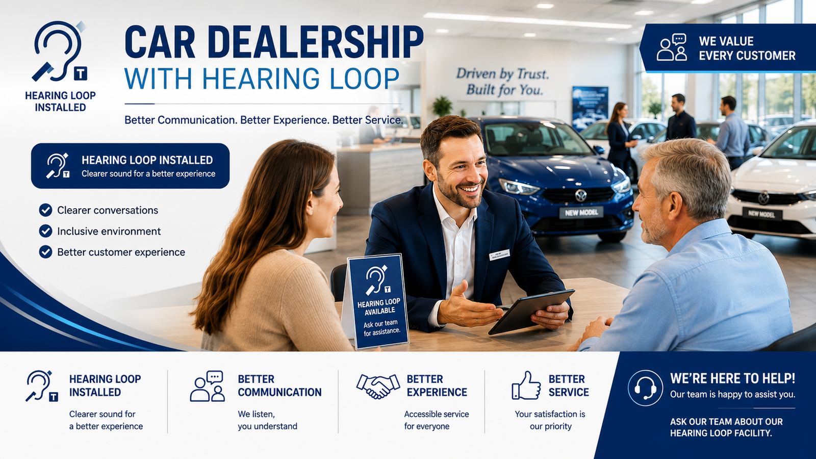 Why Every Modern Car Dealership Needs a Hearing Loop System