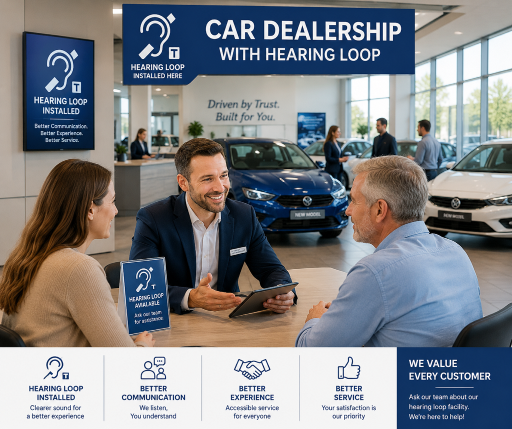 Why Every Modern Car Dealership Needs a Hearing Loop System