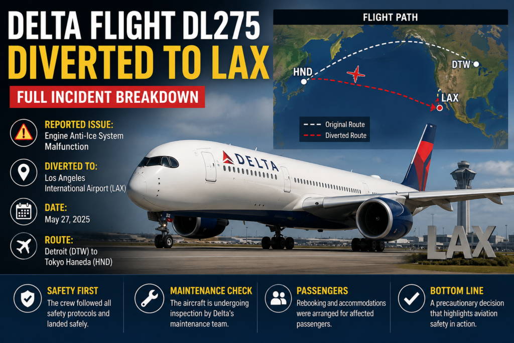 Delta Flight DL275 Diverted to LAX: Full Breakdown