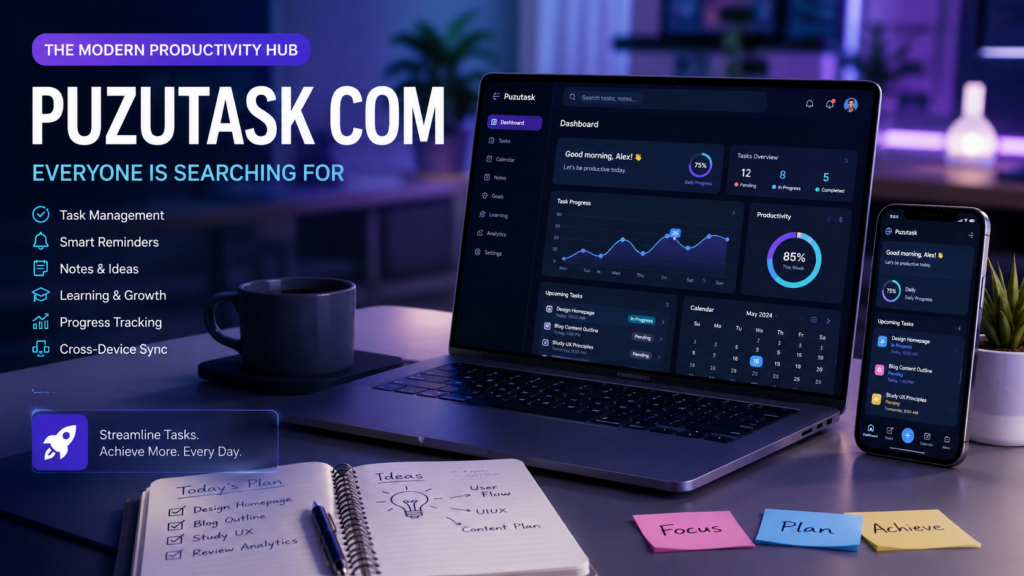 Puzutask Com: The Modern Productivity Hub Everyone Is Searching For