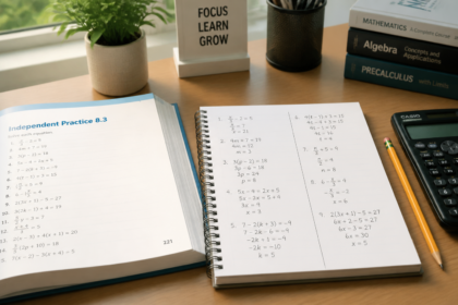 8.3 Independent Practice Page 221 Answer Key Step-by-Step Solutions