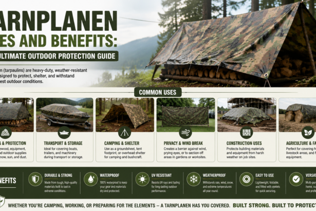Tarnplanen Uses and Benefits: The Ultimate Outdoor Protection Guide