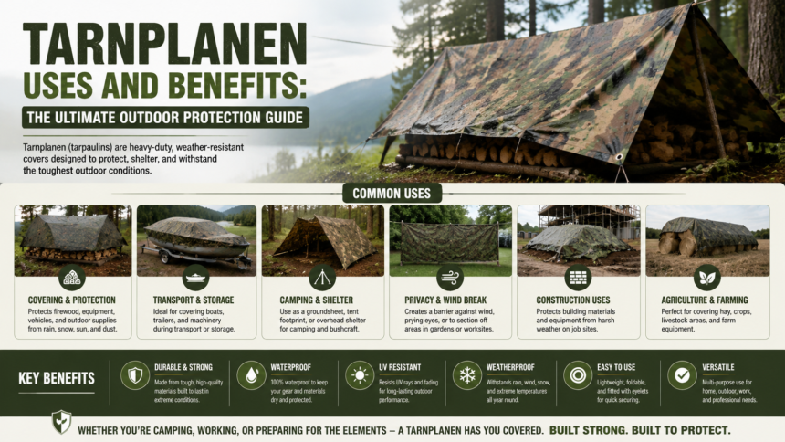 Tarnplanen Uses and Benefits: The Ultimate Outdoor Protection Guide