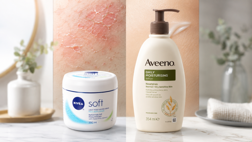 Nivea vs Aveeno for Sensitive Skin: How Gentle Are Nivea Creams Compared to Aveeno?