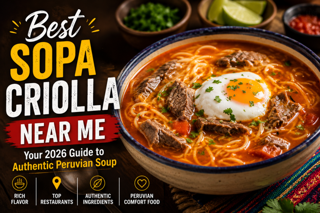best sopa criolla near me