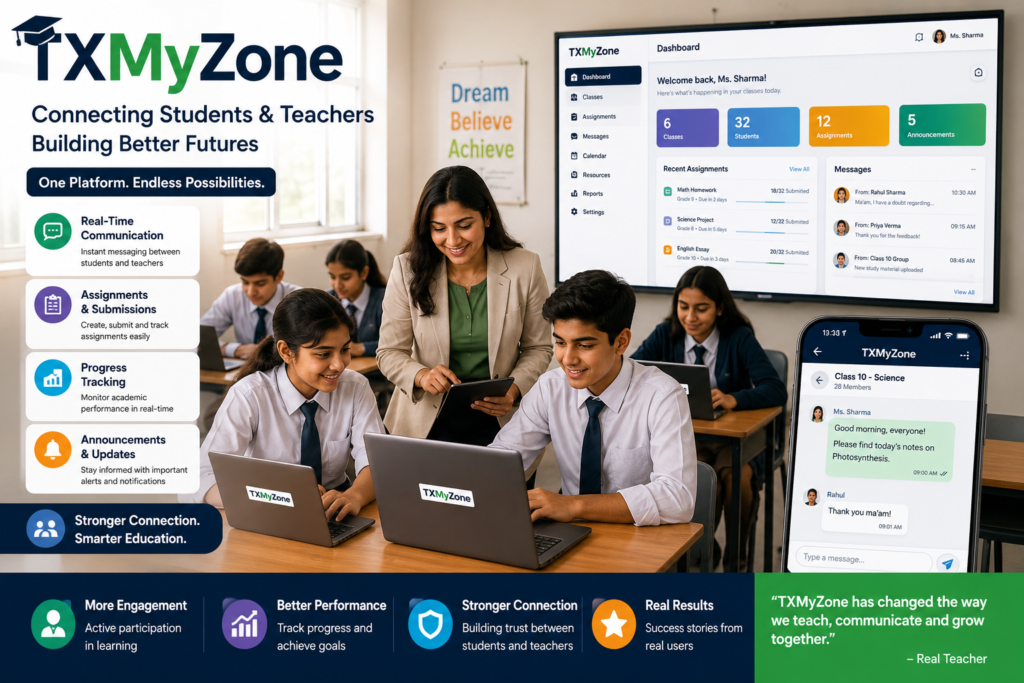 How TXMyZone Connects Students and Teachers in Real Time