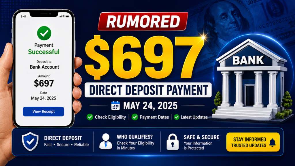 The Truth Behind the Rumored $697 Direct Deposit Payment