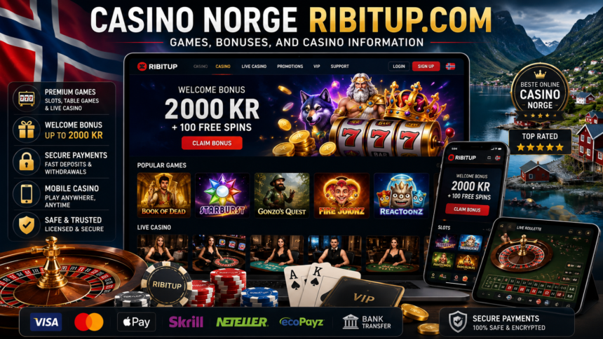 Casino Norge RibitUp.com: Games, Bonuses, and Casino Information