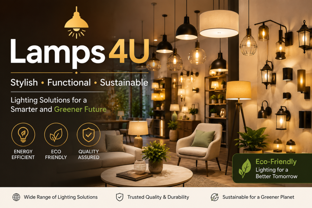 Lamps4U? A Complete Guide to Its Stylish and Eco-Friendly Lighting Solutions