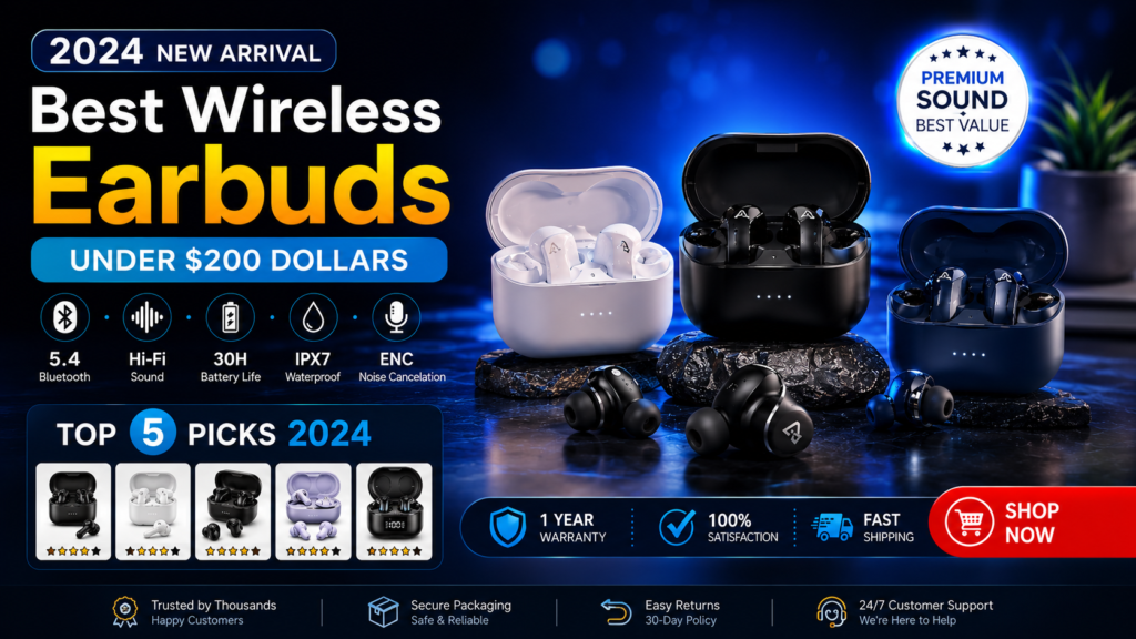 Best Wireless Earbuds Under $200 for iPhone and Android in 2026