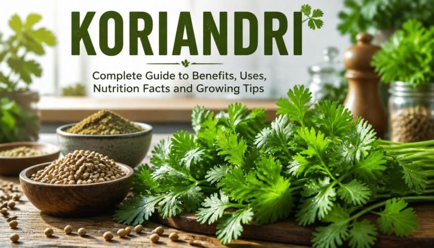 Koriandri: Complete Guide to Benefits, Uses, Nutrition Facts, and Growing Tips
