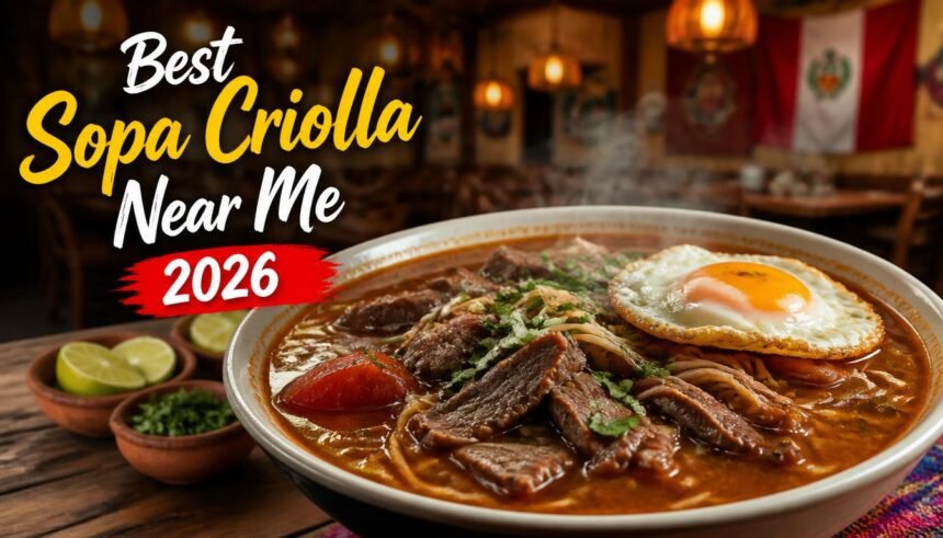 best sopa criolla near me