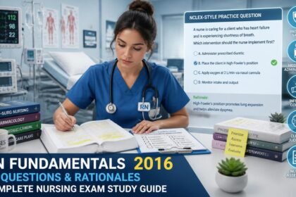 RN Fundamentals 2016 70 Questions and Rationales: Complete Nursing Exam Study Guide