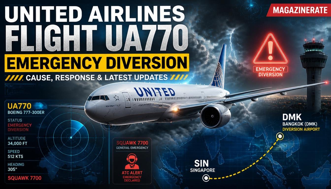 United Airlines Flight UA770 Emergency Diversion Explained: Cause, Response, and Latest Updates