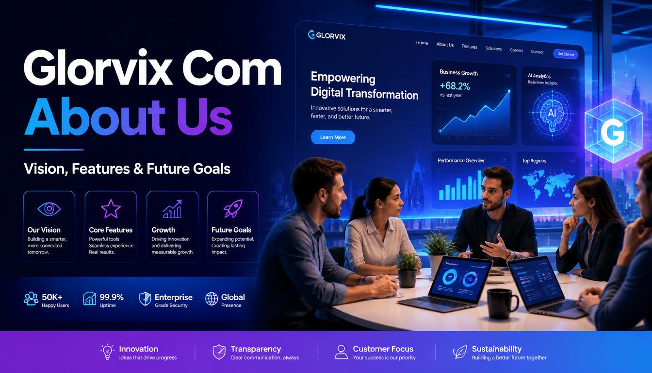 Glorvix Com About Us: Exploring the Company Vision, Core Features, and Future Goals
