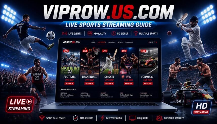 Viprow.us.com: A Complete Guide to Live Sports Streaming Online
